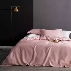 Lanlika-Luxo Natureza Branco Conjunto De Cama, Capa De Edredão, Lençol Plano, Roupa De Cama, Fronha Para Dormir, Duplo, Rainha, Rei, 100% Seda, Presente