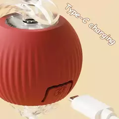 Bola de rolamento automática bola interativa brinquedos para gatos suprimentos para animais de estimação treinamento de cães elétrico gato teaser simulado rato recarregável na internet