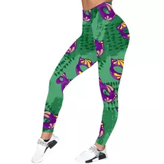 Calças de ioga sem costura para mulheres, leggings estampadas, calças justas macias, ginástica de cintura alta, elastano de lycra 2021 - comprar online