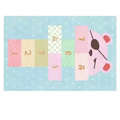 Tapete antiderrapante para jogos de desenhos animados para crianças, decoração de lar, baby crawling, meninos e meninas, cinza claro, jogo, enfeites infantis - Wolf Magazine
