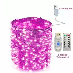 USB LED String Light, Lâmpadas, Guirlandas de fadas, Lâmpadas, Controle remoto, 8 modos, Casamento, Natal, Feriado, Decoração, 5m, 10m, 20 m, 30m - comprar online