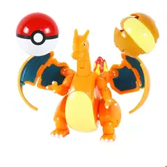 Imagem do Pokemon Pokeball Figura, Pikachu, Charizard, Venusaur, Blastoise, Mewtwo, Gyarados, Solgaleo, Lunala, Eevee, Poke Ball, Presente Toy