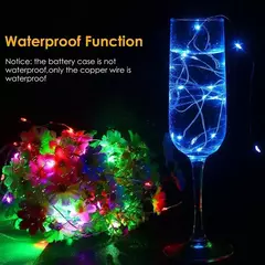 Bateria Powered LED Fairy Lights, Copper Wire String Lights para quarto, jardim, festa, casamento, decoração de Natal, 1 m, 2 m, 3 m, 5 m, 10 m, 20m - Wolf Magazine