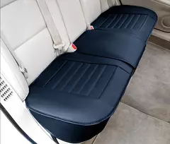 SEAMETAL Capa de assento de carro totalmente cercada, couro PU premium, protetor de assento automático, almofada anti-arranhões, tapete de proteção para cadeira