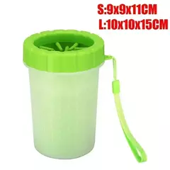 Cão pé copo pata lavadora limpador cão gato pé escova de limpeza macio silicone cão pata limpeza pata do cão balde de limpeza acessórios na internet