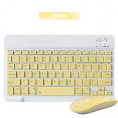 Mini Teclado Bluetooth Sem Fio e Mouse para Samsung, Xiaomi, Android, Portátil, iPad, Telefone, Tablet - comprar online