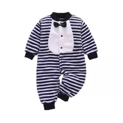 Imagem do Macacão de flanela macia para bebê recém-nascido, jaqueta infantil para meninas e meninos, macacão de bebê, roupas de primavera e inverno, 0-18 meses