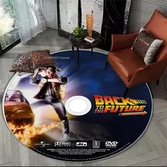 De Volta Para O Futuro Tapete Redondo, Filme CD e DVD, Home Room Decor, Tapete Círculo Impresso, Tapete Exterior Moderno, Moda - loja online