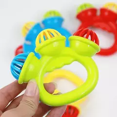 Bebê recém-nascido chocalho bola brinquedos, segurando a mão Bell, brinquedos sensoriais, materiais de segurança para crianças, 0-24 meses, 4pcs - Wolf Magazine
