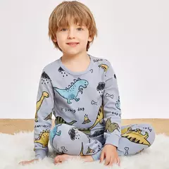 Pijama infantil de manga comprida, pijama de algodão, roupa de bebê menina, pijama infantil, criança, menina, criança, 3-14 anos, inverno - comprar online