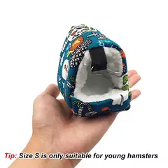 1pc bonito impressão pássaro cama mini gaiola coelho esquilo esteira cobaia ninho casa de hamster pequeno animal dormir cama pet pendurado gaiola - Wolf Magazine