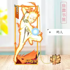 Marcadores de metal Naruto Marcadores de personagens de anime para estudantes figura de anime - comprar online