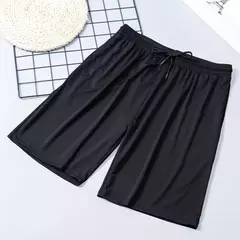 Calções de cordão monocromático casual masculino, Ginásio, Desporto, Basquetebol, Corrida, Fitness, Praia, Roupa masculina, Verão, 5XL na internet
