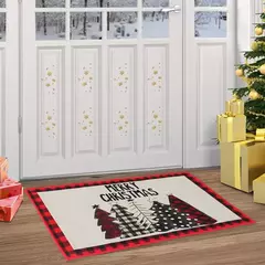 Imagem do Tapete ao ar livre da porta do Natal, tapete de Papai Noel, casar decorações do Natal para a casa, ornamento do Xmas, presentes do ano novo, 2025, 2025