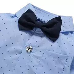 Conjuntos formais de roupas de casamento para bebê, bodysuit Suspender Suit Traje de festa de aniversário infantil, Toddler Kid, 3, 6, 12, 18, 24M