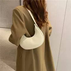 Bolsa de ombro Hobo de couro PU feminina, bolsa de embreagem pequena bolsa de ax - comprar online