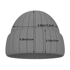 Gorros Bordados com Letra WY para Homens e Mulheres, Chapéu Quente, Quadril, Unisex, Outono, Inverno - Wolf Magazine