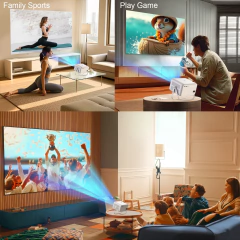 Velec 2025 novo projetor 8k decodificação de vídeo 650 ansi 1080 foco automático android 14 inteligente portátil projetor de filmes ao ar livre home theater - Wolf Magazine