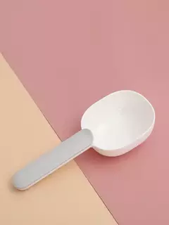 Uma colher de comida para animais de estimação, multifuncional 2 em 1 com alça de clipe selada, adequada para gatos e cães, pássaros, colher de alimentação de coelhos - comprar online