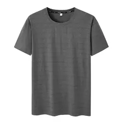 Camiseta extragrande manga curta masculina, secagem rápida, gola redonda, grande, tamanho grande, 5XL, 6XL - comprar online