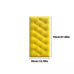 Adesivos de parede 3D para quarto e sala de estar, papel de parede autoadesivo, tatami espesso, tapete de parede anticolisão, almofada de espuma macia para crianças - comprar online