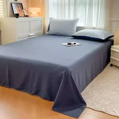 Conjunto de cama de tecido com escova de cor sólida, 2 lados, 4 peças, capa de edredom, fronha, lençol, colcha, único, queen, king size na internet