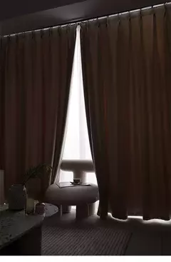 Completa Blackout Soundproof Janela Cortina, simples Sala de estar cortinas, Grande área, Estudo, Varanda Bay, Quarto Bay, cortinas espessadas na internet