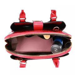 Imagem do Ombro crocodilo com carteira feminina, bolsa brilhante de couro PU, bolsa de alta qualidade, 2 pçs/set, estilo outono e inverno, 2024