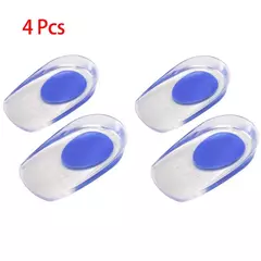 2 pçs silicone heel pads plantar fasciitis homem calcanhar spur silicone gel calcanhar copos dor calcanhar calcanhar para sapatos pé silicone pé almofada