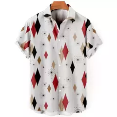 Camisa havaiana dos homens 3D fruta impressão curta manga rápida secagem camisa de praia dos homens oversized ao ar livre camisa dos homens camisa casual - Wolf Magazine