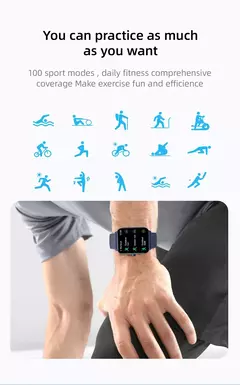 Imagem do ZZYSMA-IDW19 relógio inteligente para homens e mulheres, chamada Bluetooth Smartwatch, IP68 à prova d'água, 5ATM, freqüência cardíaca veryfit, novo, 2023