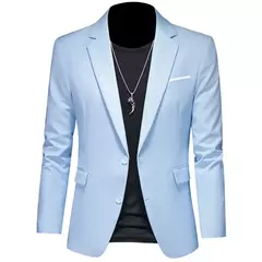 Blazers boutique casuais masculinos, jaqueta monocromática, terno slim fit, casaco de lazer, boutique de moda, novo, 2023 - comprar online