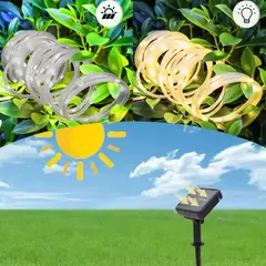 Luz solar exterior da corda, decoração impermeável do Natal do jardim, guirlanda do Natal, luz da corda do tubo, tira fada, 32m, 22m, 12m, 7m - comprar online