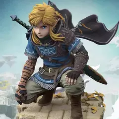 Imagem do Em estoque 38cm a lenda de zelda jogo figura link estatueta gk pvc estátua colecionável decoração de mesa modelo brinquedo brinquedos personalizados presentes