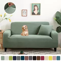 Imagem do Esticar Jacquard Sofá Capa para Salas, Polar Fleece, Poltrona Protector, de Alta Qualidade, 1, 2, 3, 4, 5 Lugares