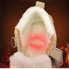 Imagem do Botas de neve de algodão para crianças, Sapatos quentes grossos, Botas de pele falsa adolescente para crianças, moda tendência, inverno, 2024
