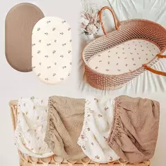 Ultra macio cabido folha do bebê, Universal Fit para Berços, berço, escadas, oval, almofada retangular, colchão, colchão, colchão