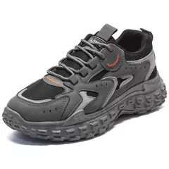 Sapatos casuais de malha respirável masculino, antiderrapante, resistente ao desgaste, esportivos, tênis para papai, novo, 2022 na internet