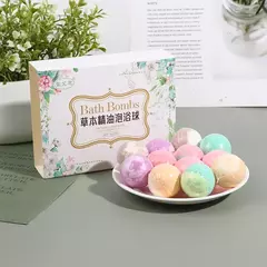 12 pçs/set natural mini artesanal banho de pé spa rico óleos essenciais bola banho mini mão pé spa banho bola - Wolf Magazine
