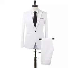 Um botão bem malha terno, bonito slim fit, lazer empresarial, ampla aplicação - comprar online