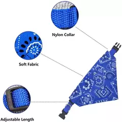 Cão bandanas grande cachecol para animais de estimação algodão xadrez lavável laços colar gato cão cachecol grande acessórios para cães lenço