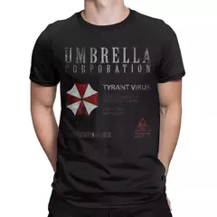 Unisex Vintage 100% algodão Tees, lembrança agradável Resident Evil, presentes de guarda-chuva para fãs, camisas para adultos, camisas para homens e mulheres - loja online