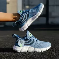 Imagem do Sapatilhas femininas vulcanizadas leves, calçados esportivos casuais, tênis de caminhada, tênis respirável, verão