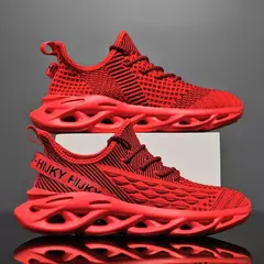 Tênis de corrida respirável de luxo masculino, Tênis Casual Masculino, Treinador de tênis, Mocassins Moda Corrida - comprar online