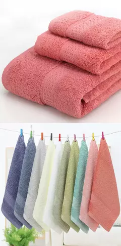 Toalhas Absorventes Suaves para Homens e Mulheres, Algodão Puro, Espessado, Adulto, Uso Doméstico, Toalha Diária, Alta Qualidade na internet