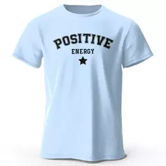 Positive Energy Tees e camiseta masculina, streetwear urbano na moda, look elegante de verão - comprar online