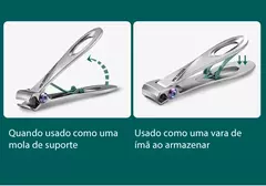 MR. VERDE-Aço Inoxidável Nail Clippers, Abertura Wide Jaw, Clipper unha, Grosso e duro toenail cortador, Manicure Tesoura Ferramentas - loja online