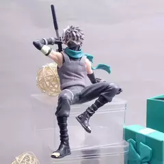 19cm quente dos desenhos animados naruto anime figura hatake kakashi figura de ação escuro ninja kakashi estatueta pvc coleção modelo boneca brinquedos na internet
