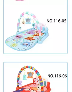 Multifuncional Fitness Frame para o bebê, Ginásio atividade, Tapete do jogo, Rack Musical, Infantil Educacional Crawling Carpet, Brinquedo infantil de presente