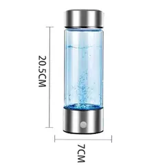 Garrafa elétrica portátil do gerador da água rica em hidrogênio, filtro Titanium da qualidade, USB, copo água rico em hidrogênio, cuidados médicos na internet